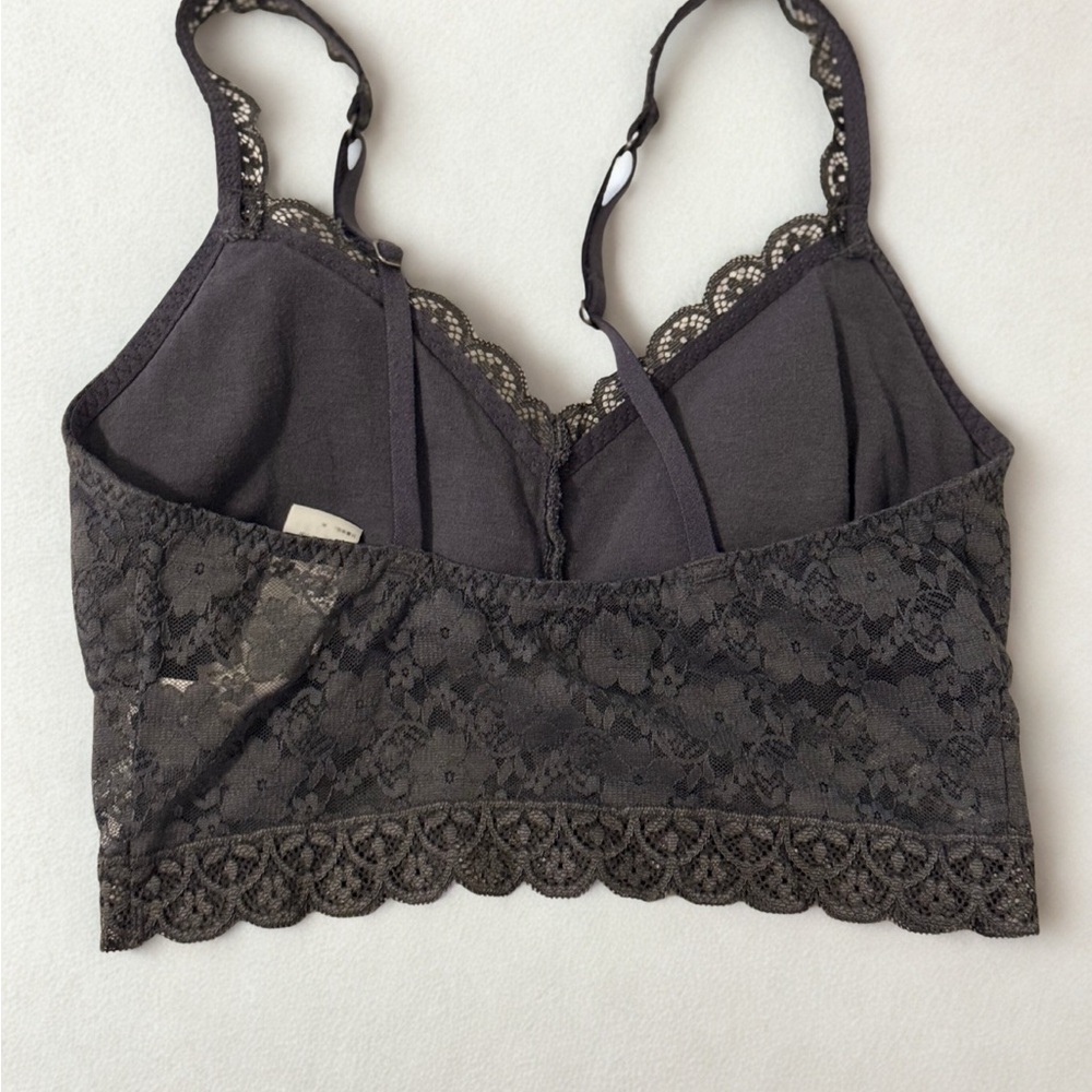 Hollister Dark Gray Lace Bralette - Picture 4 of 7